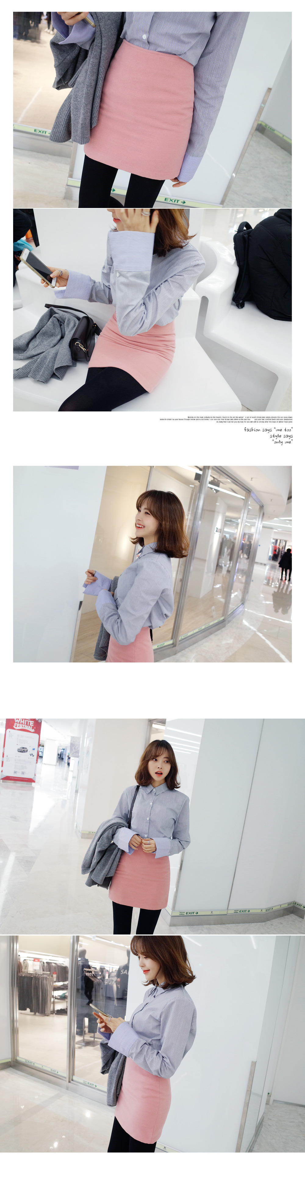 ビッグカフスコットンシャツ・全3色 | DHOLIC | 詳細画像13