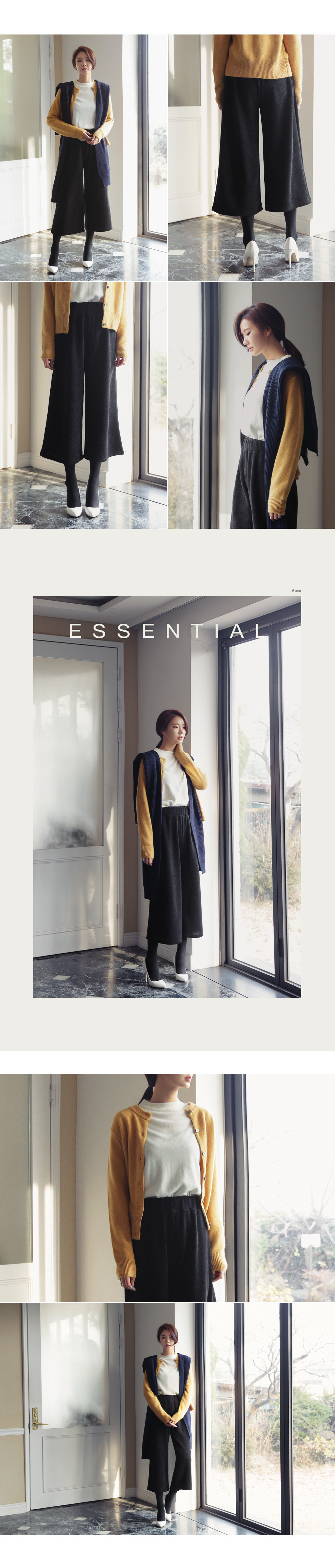 アンゴラ混ラウンドネックニットカーディガン・全5色 | DHOLIC | 詳細画像5