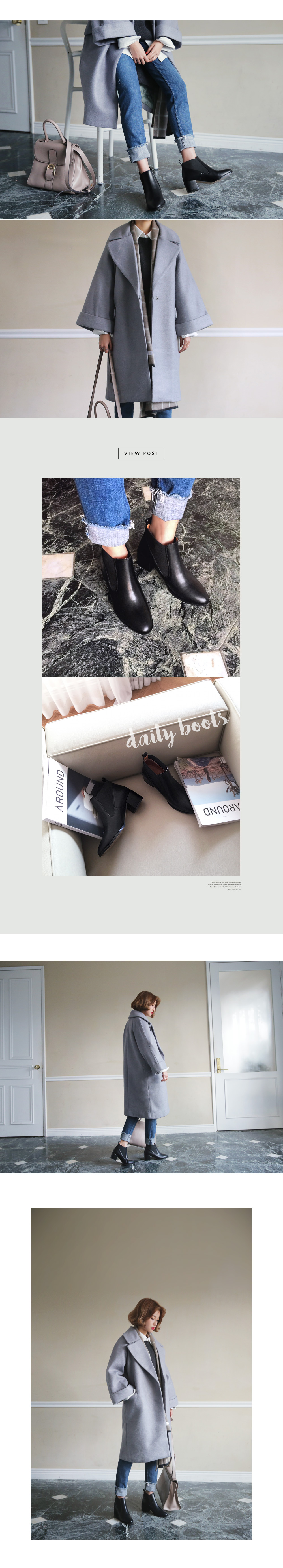 ロールアップワイドスリーブミドル丈コート・全2色 | DHOLIC | 詳細画像4