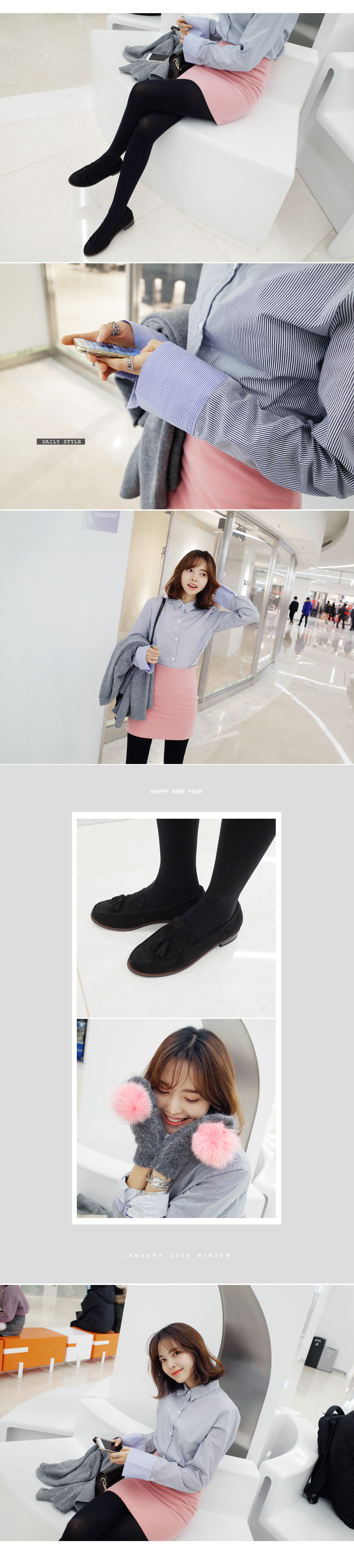 フォックスファーポンポンミトン手袋・全2色 | DHOLIC | 詳細画像5