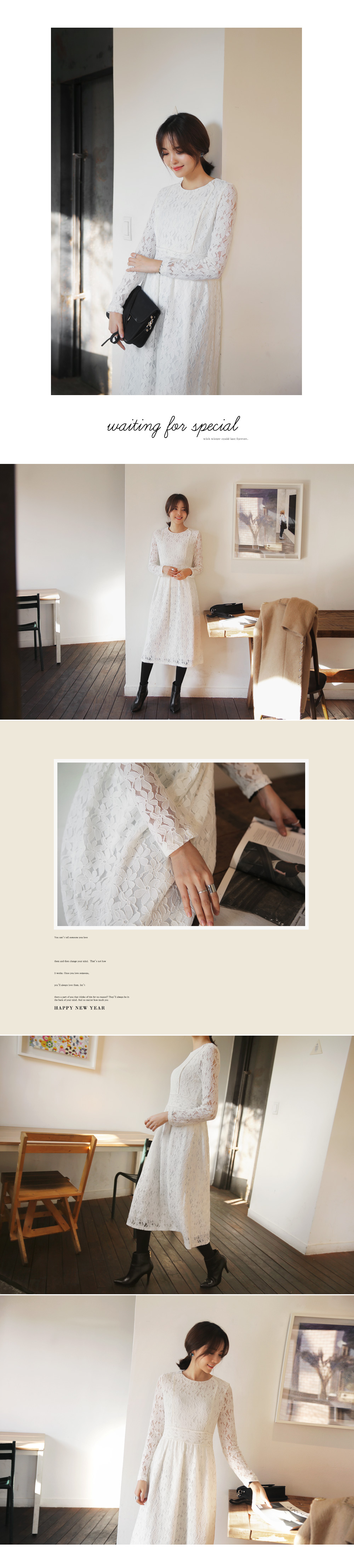 レースアップポイントウールロングコート・全2色 | DHOLIC | 詳細画像3