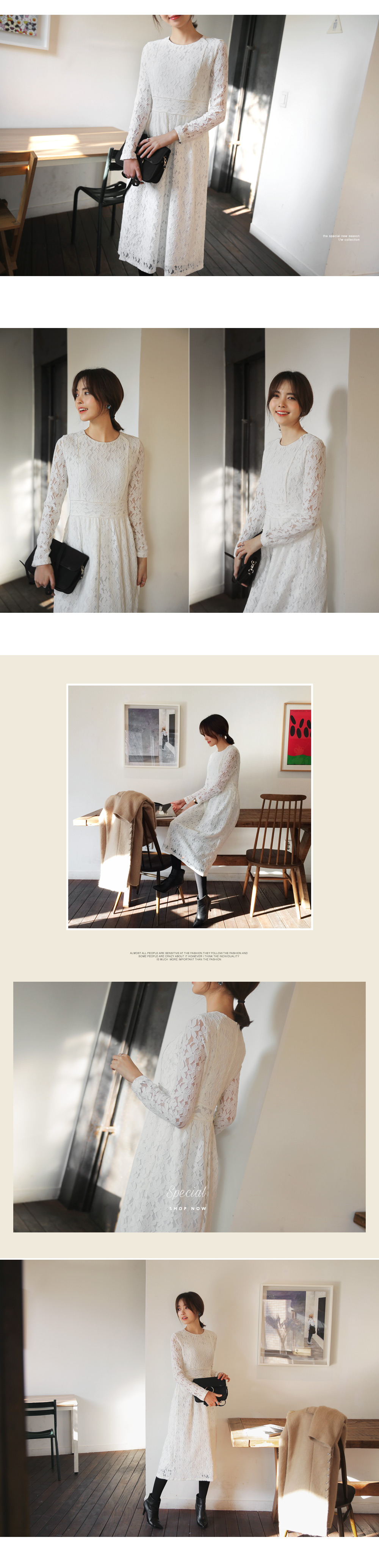 レースアップポイントウールロングコート・全2色 | DHOLIC | 詳細画像7