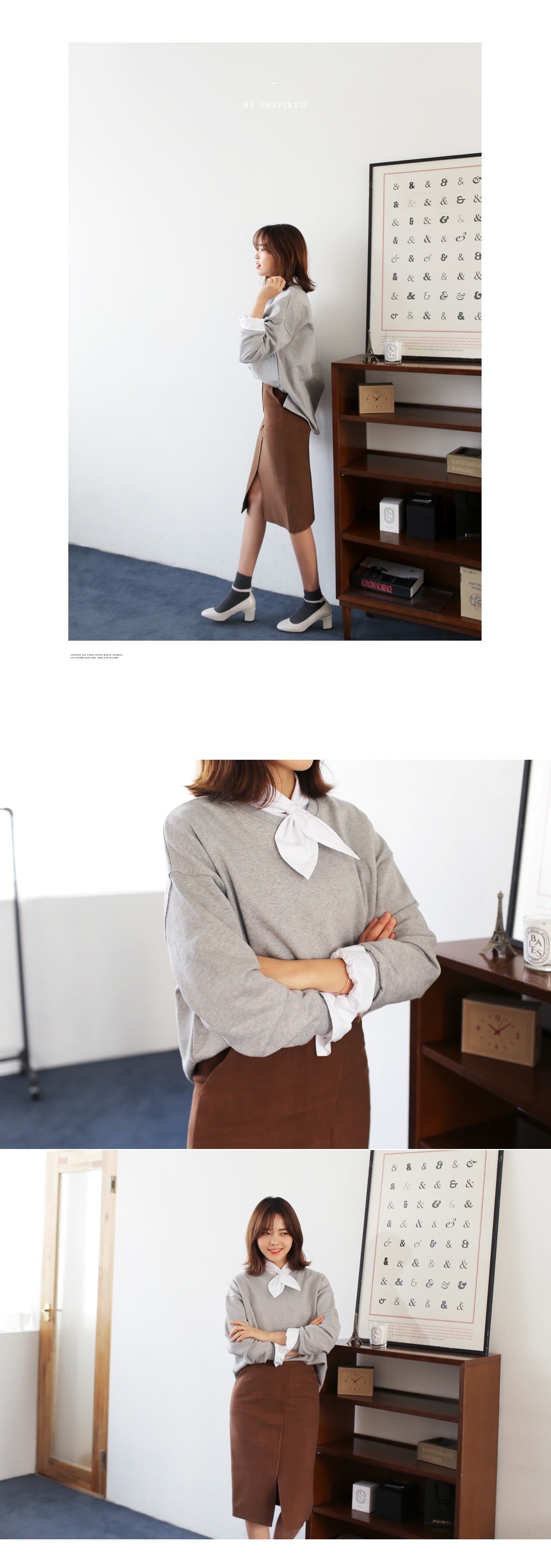 スカーフネック2TYPEブラウス・全3色 | DHOLIC | 詳細画像11