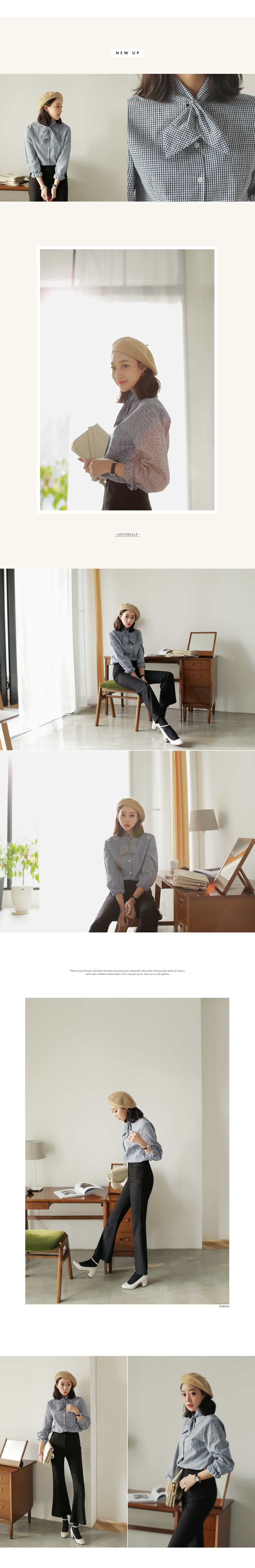 スカーフネック2TYPEブラウス・全3色 | DHOLIC | 詳細画像6