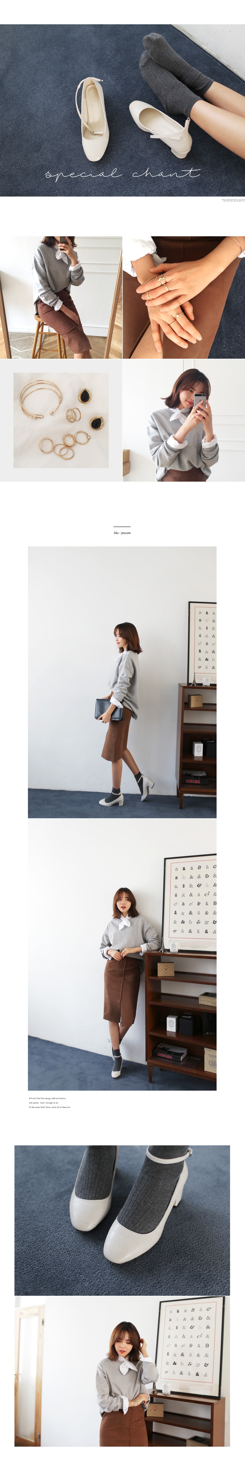 スカーフネック2TYPEブラウス・全3色 | DHOLIC | 詳細画像9