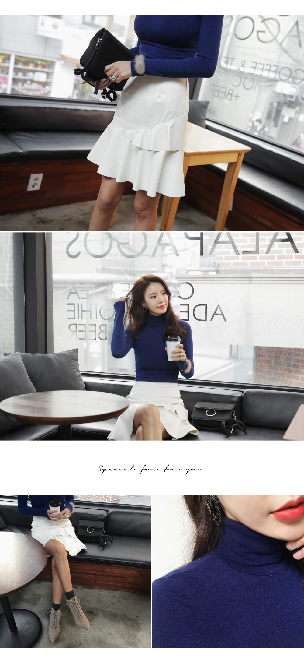 ポインテッドトゥレースアップアンクルブーツ・全2色 | DHOLIC | 詳細画像9