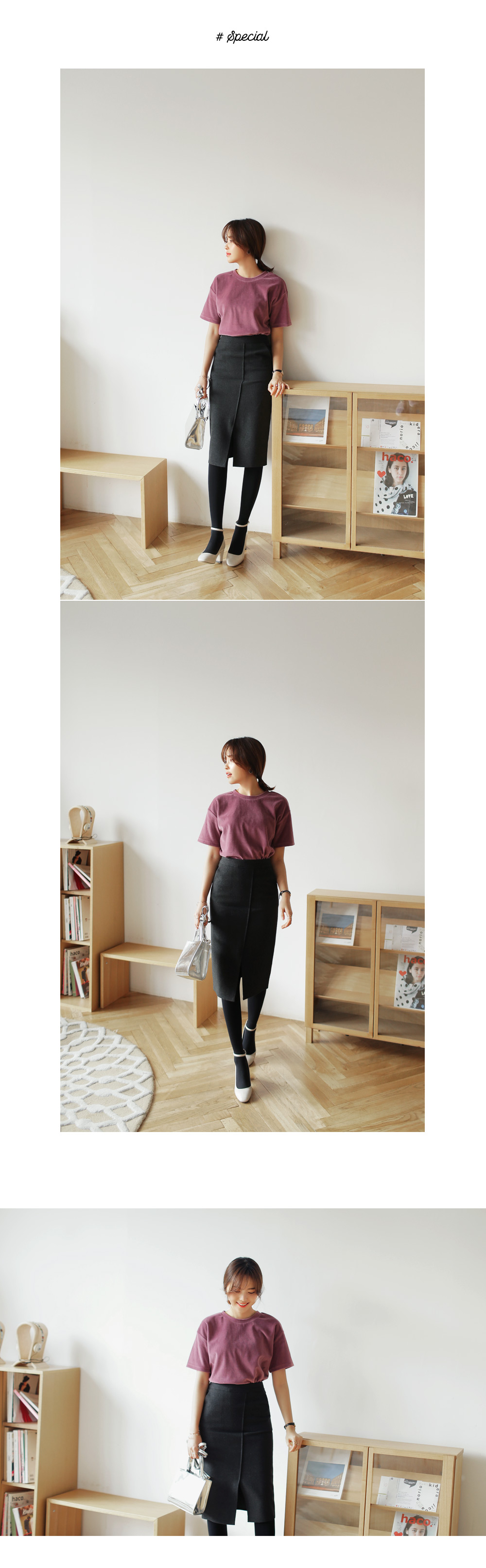 アンゴラ混ラウンドネックショートニットカーディガン・全4色 | DHOLIC | 詳細画像12