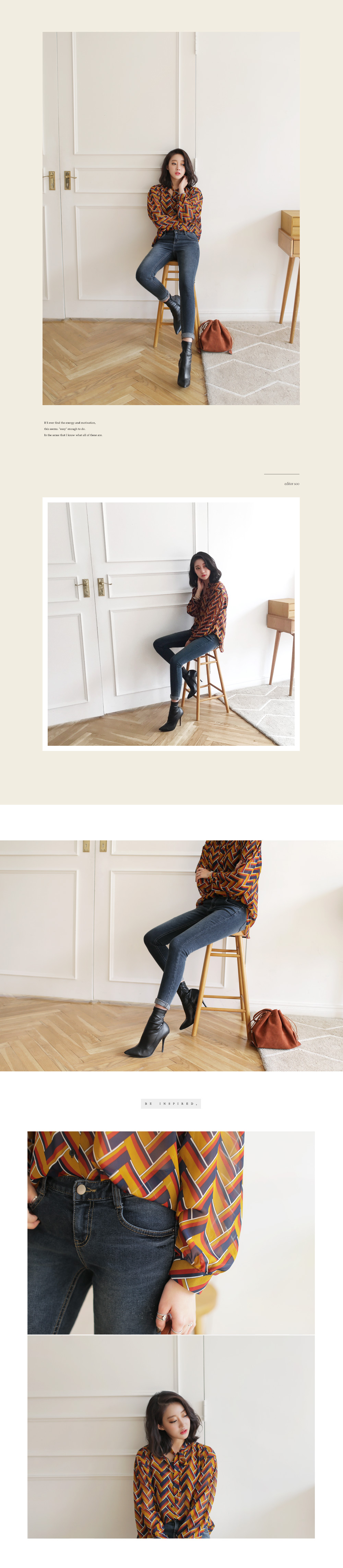 裏起毛ウォッシュドローライズデニムスキニーパンツ・全1色 | DHOLIC | 詳細画像5