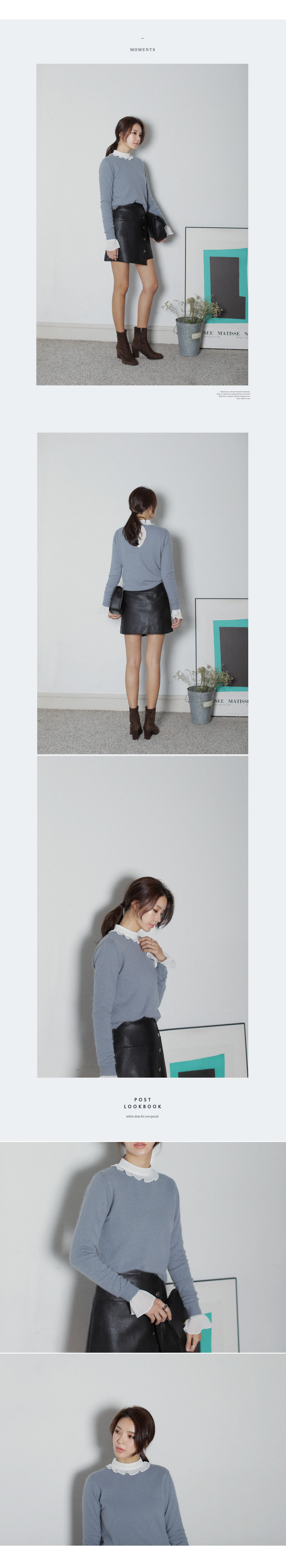 フリルポイントシースルーブラウス・全2色 | DHOLIC | 詳細画像6