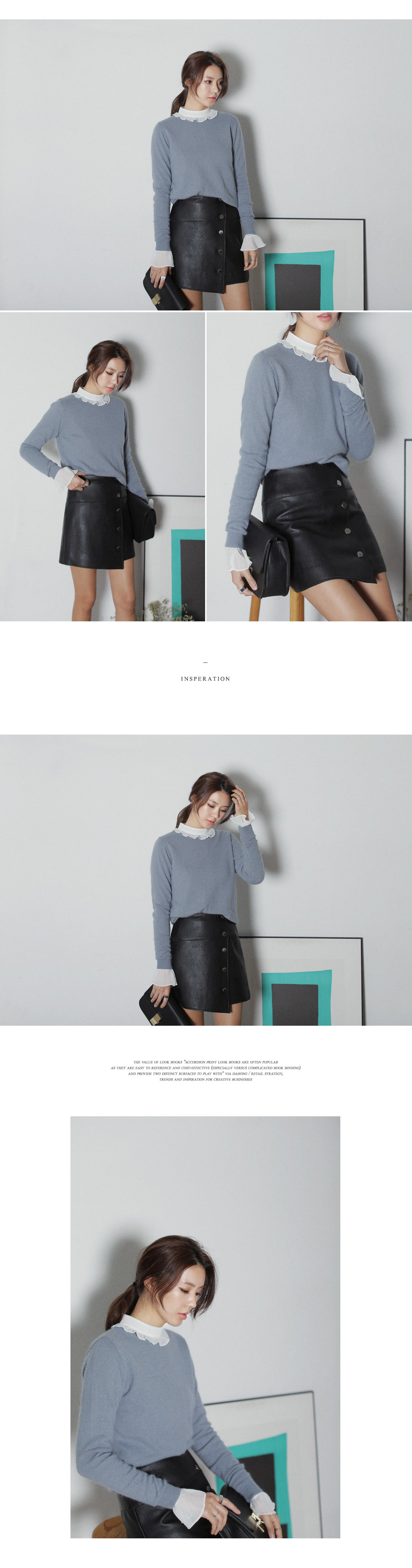 フリルポイントシースルーブラウス・全2色 | DHOLIC | 詳細画像8