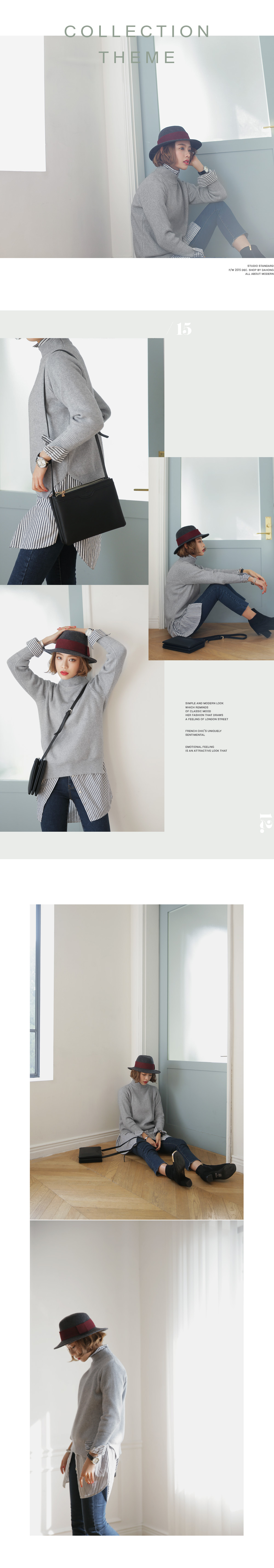 裏起毛フレイドヘムストレートデニムパンツ・全1色 | DHOLIC | 詳細画像4