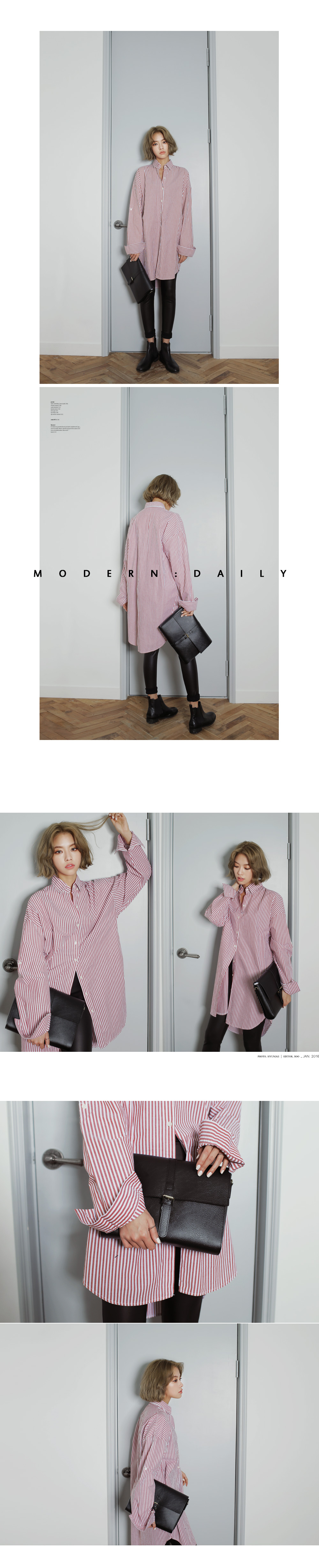 裏起毛レザー調ハイウエストレギンスパンツ・全1色 | DHOLIC | 詳細画像2