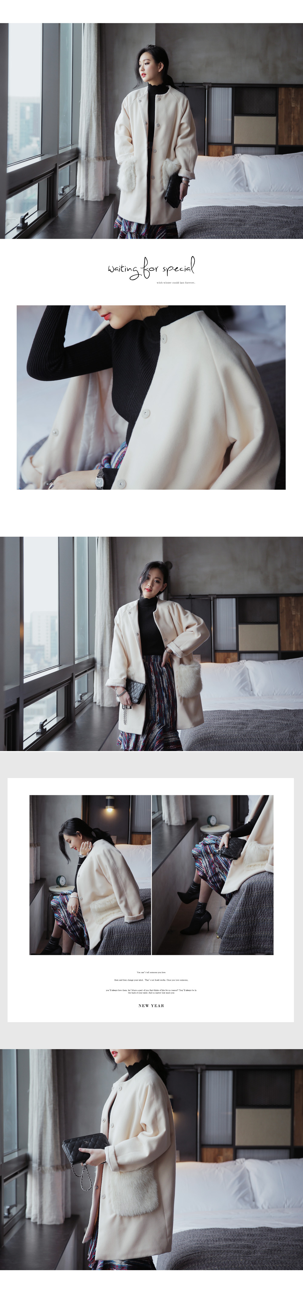 スカラップヘムスリムリブニットプルオーバー・全3色 | DHOLIC | 詳細画像4