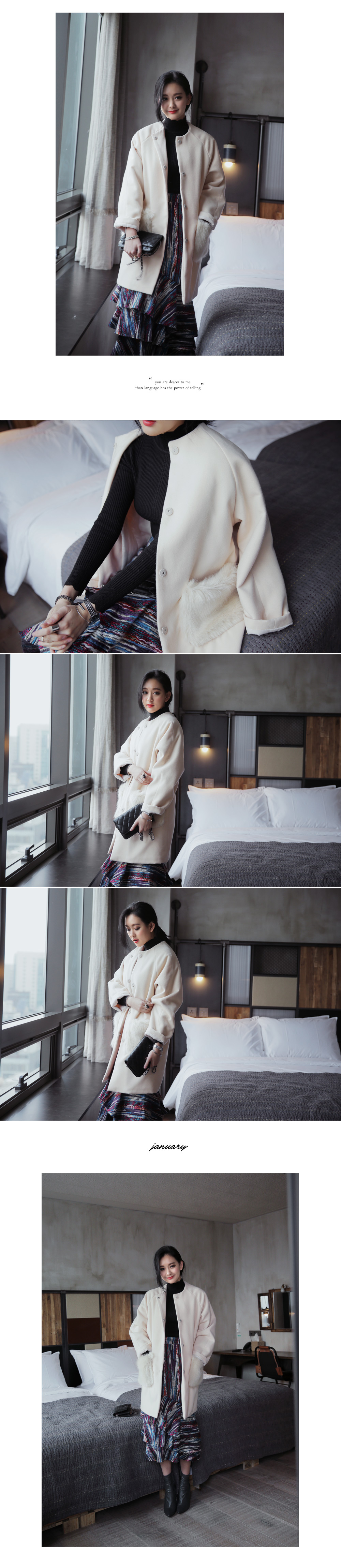 スカラップヘムスリムリブニットプルオーバー・全3色 | DHOLIC | 詳細画像5