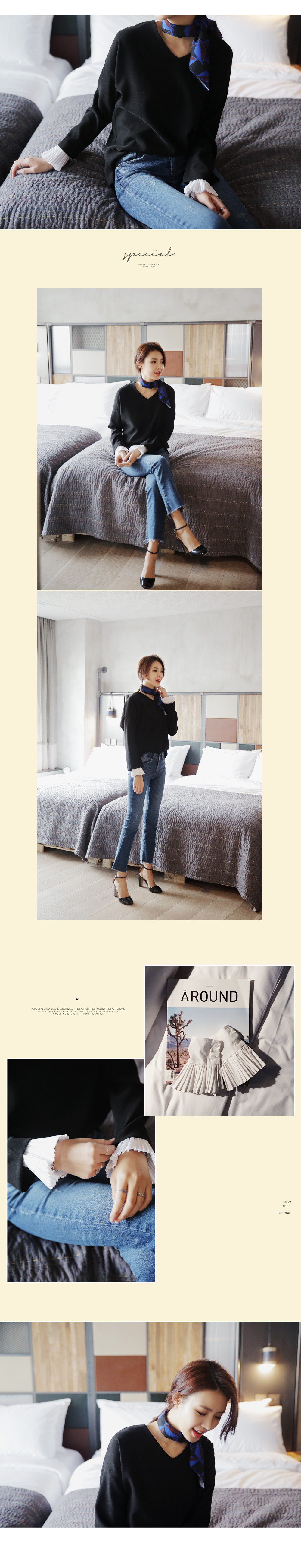 フレイドヘムクロップドフレアデニムパンツ・全1色 | DHOLIC | 詳細画像7