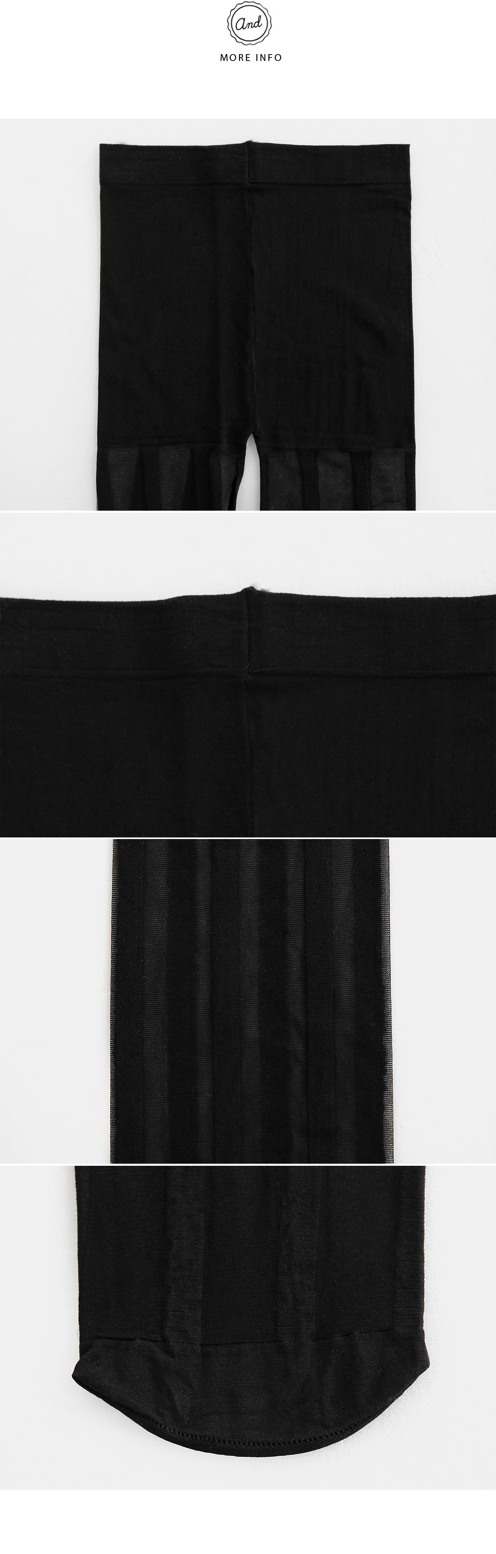 ブラックストライプストッキング・全1色 | DHOLIC | 詳細画像4