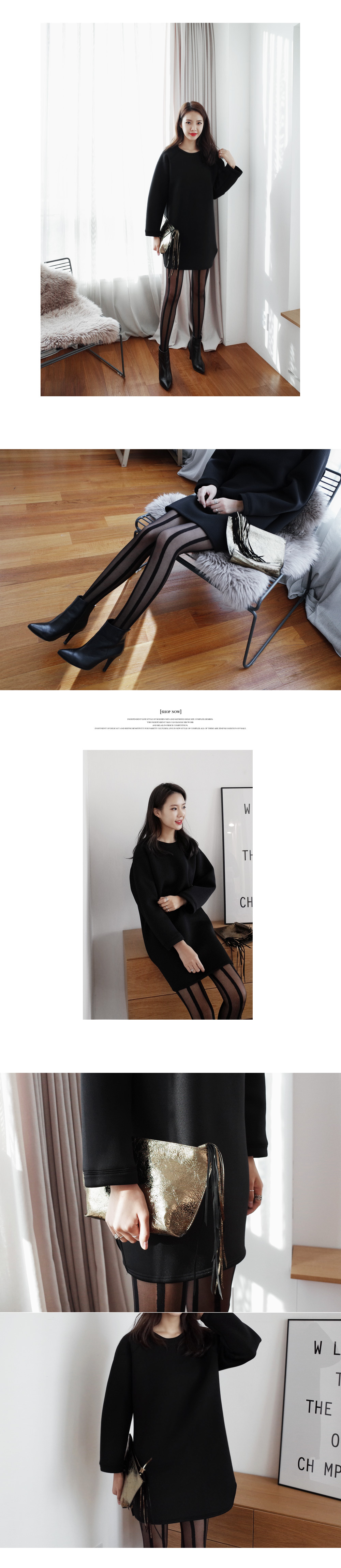 ブラックストライプストッキング・全1色 | DHOLIC | 詳細画像2