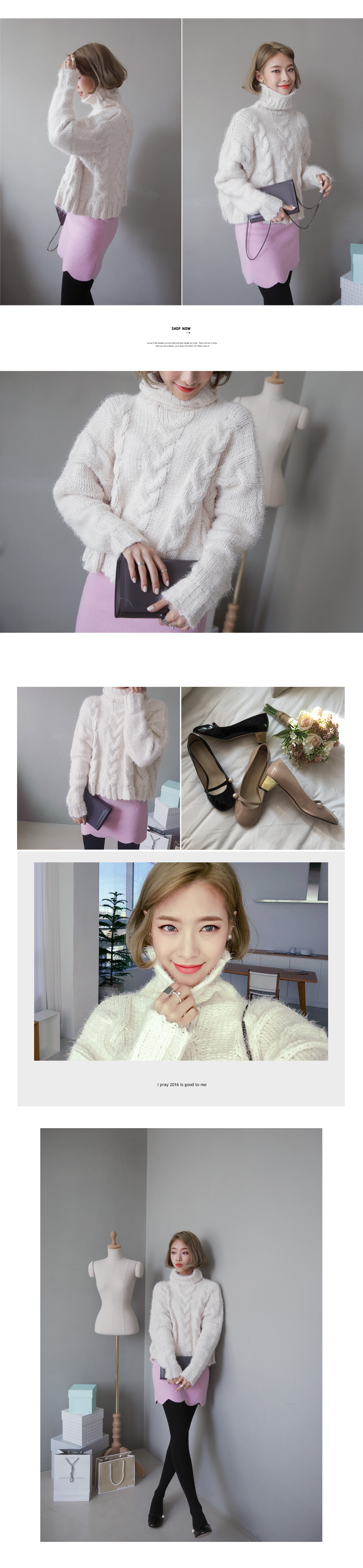 スカラップヘムソフトカラーミニスカート・全4色 | DHOLIC | 詳細画像7