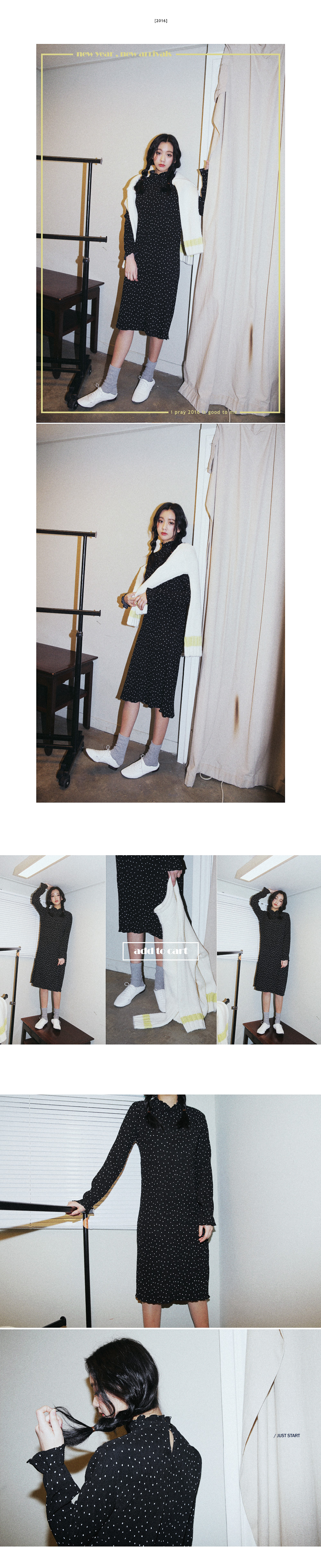 ラインポイントロールハイネックニットプルオーバー・全5色 | DHOLIC | 詳細画像5