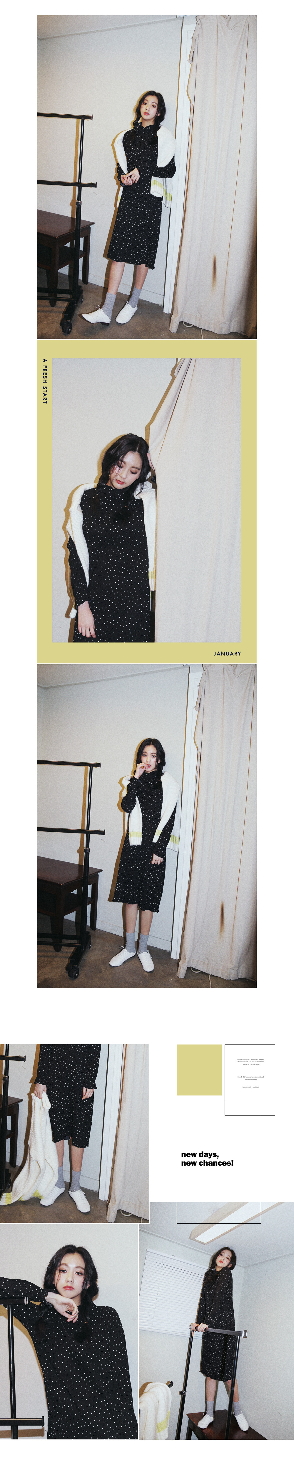 ラインポイントロールハイネックニットプルオーバー・全5色 | DHOLIC | 詳細画像7