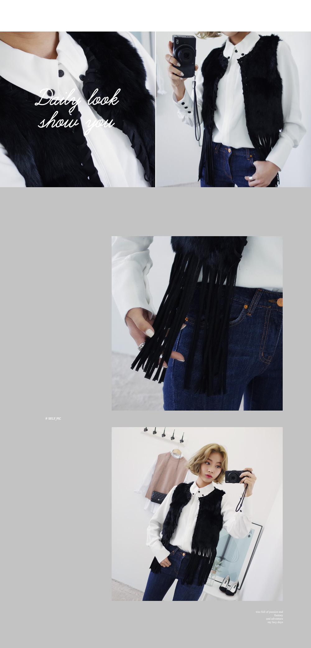 配色ボタンポイントブラウス・全2色 | DHOLIC | 詳細画像8