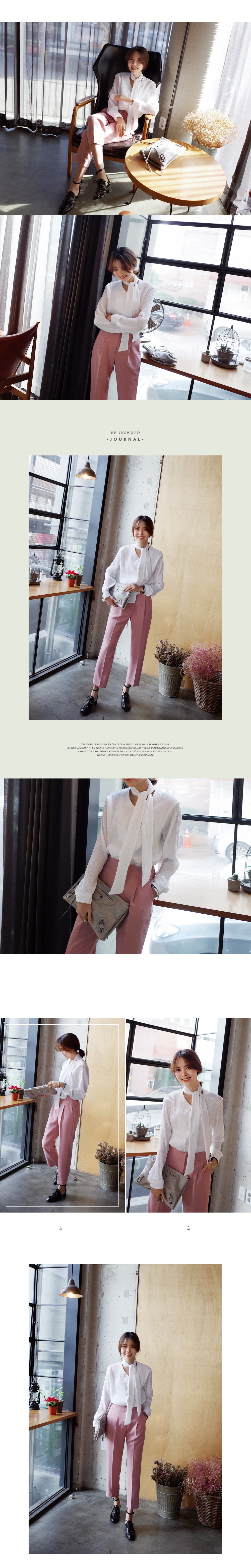 <font color=red><b>**雑誌S cawaii!4月号掲載**</b></font>ハイウエストタックスラックスパンツ・全4色 | DHOLIC | 詳細画像2