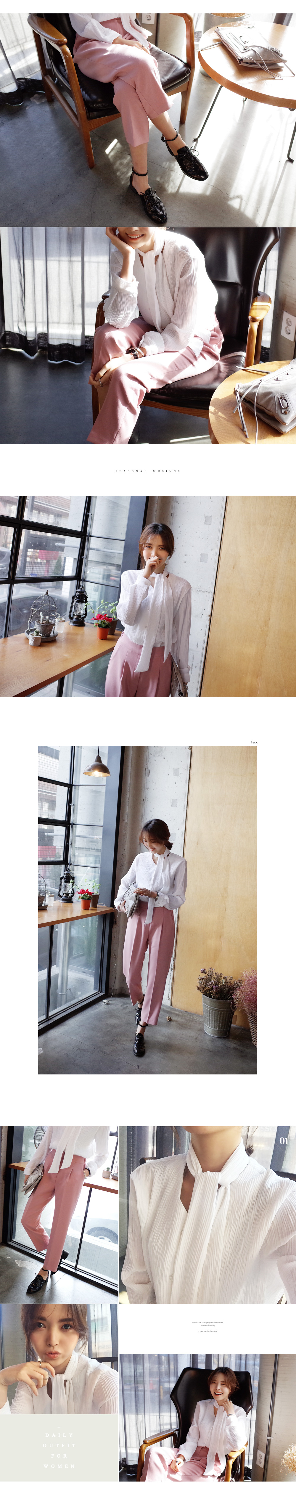 <font color=red><b>**雑誌S cawaii!4月号掲載**</b></font>ハイウエストタックスラックスパンツ・全4色 | DHOLIC | 詳細画像3