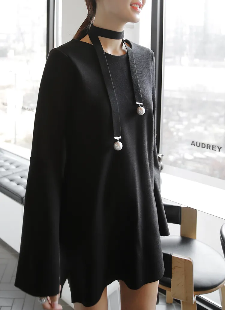 ビックパールロングタイ・全1色 | DHOLIC | 詳細画像1