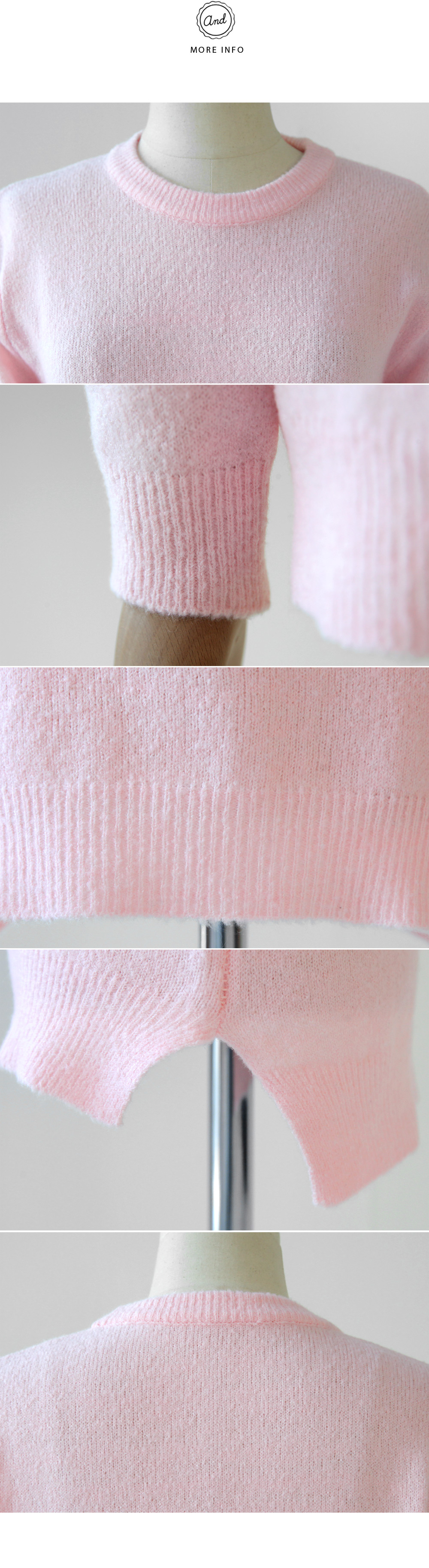 サイドスリットスリムフィットニットプルオーバー・全3色 | DHOLIC | 詳細画像13