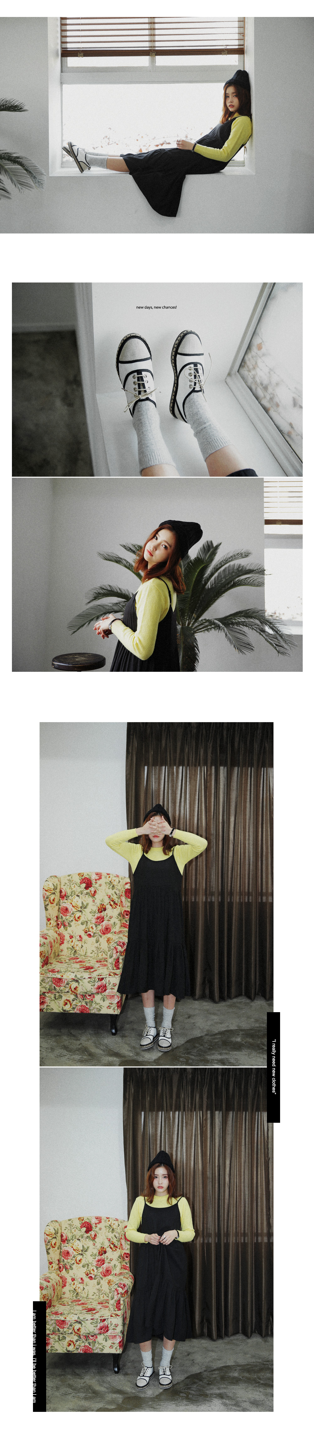 サイドスリットスリムフィットニットプルオーバー・全3色 | DHOLIC | 詳細画像8