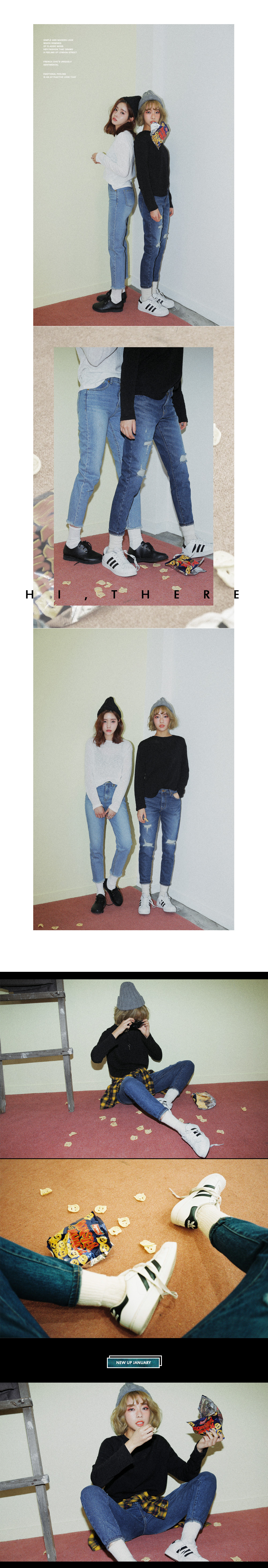 <font color=red><b>**雑誌S cawaii!4月号掲載**</b></font>フレイドヘムハイウエストデニムパンツ・全1色 | DHOLIC | 詳細画像13