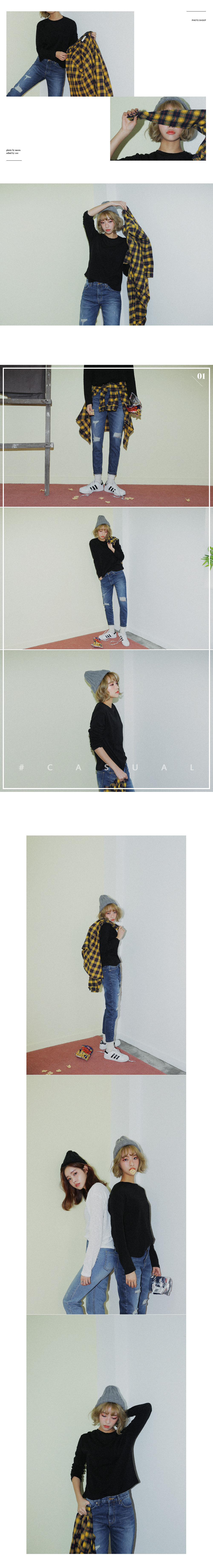 <font color=red><b>**雑誌S cawaii!4月号掲載**</b></font>フレイドヘムハイウエストデニムパンツ・全1色 | DHOLIC | 詳細画像15