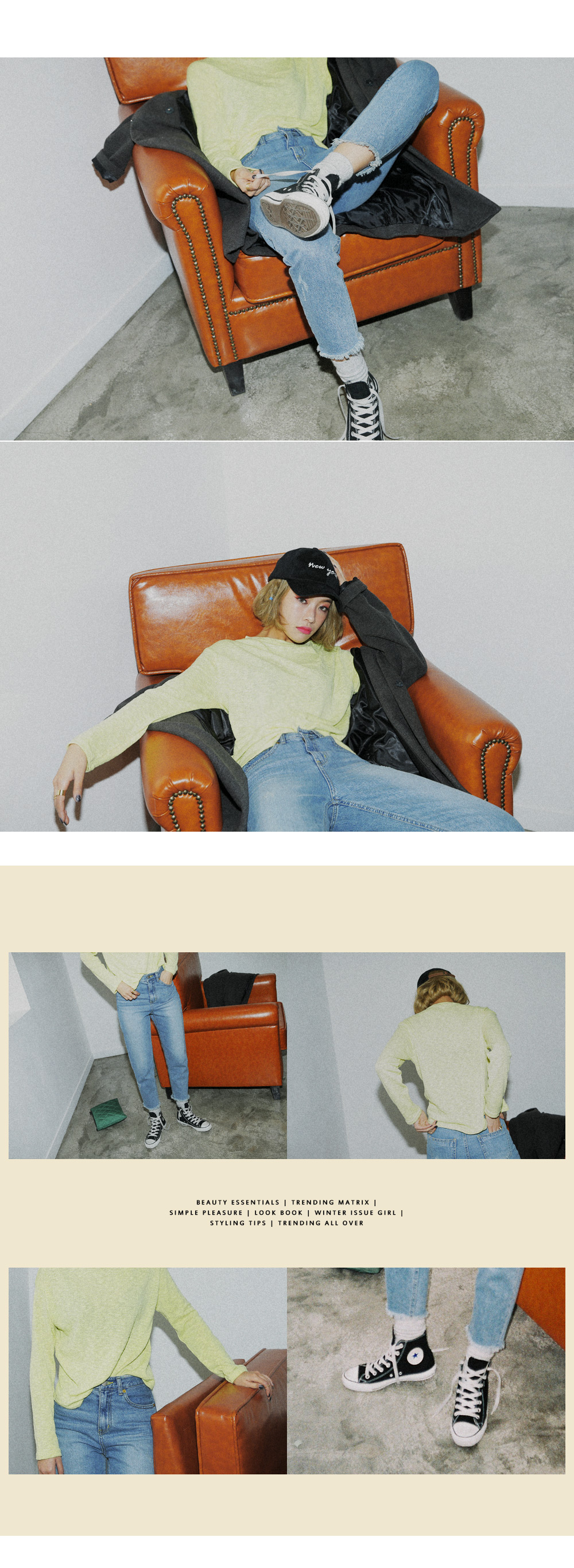 <font color=red><b>**雑誌S cawaii!4月号掲載**</b></font>フレイドヘムハイウエストデニムパンツ・全1色 | DHOLIC | 詳細画像9