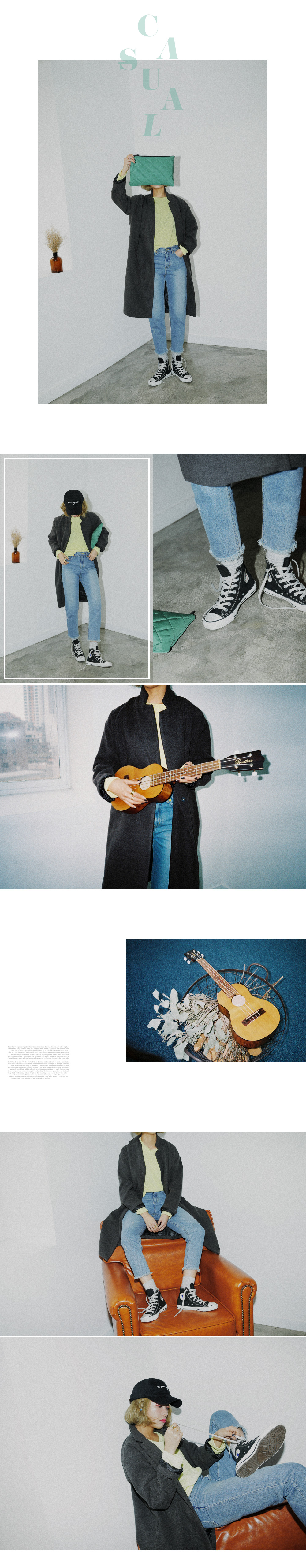 <font color=red><b>**雑誌S cawaii!4月号掲載**</b></font>フレイドヘムハイウエストデニムパンツ・全1色 | DHOLIC | 詳細画像10