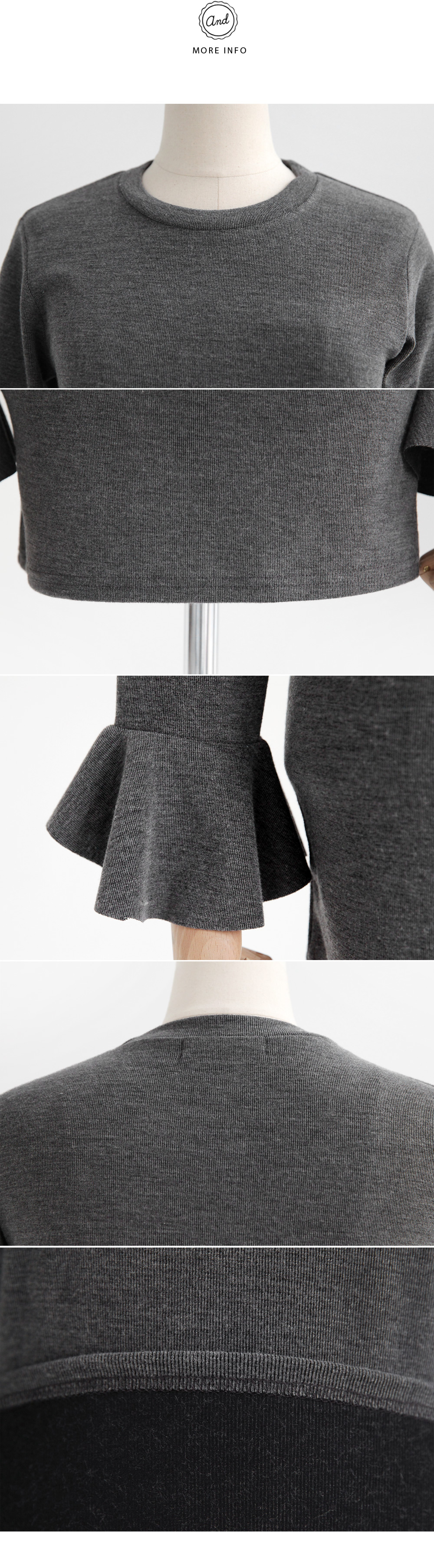 フレアスリーブラウンドネックTシャツ・全4色 | DHOLIC | 詳細画像8