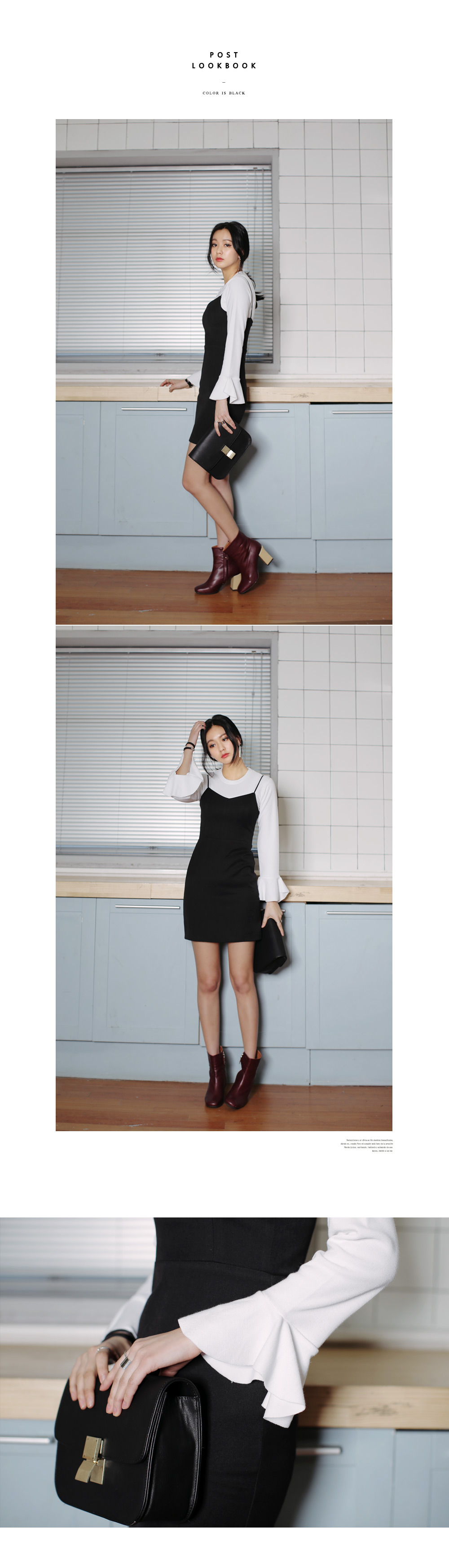 フレアスリーブラウンドネックTシャツ・全4色 | DHOLIC | 詳細画像5