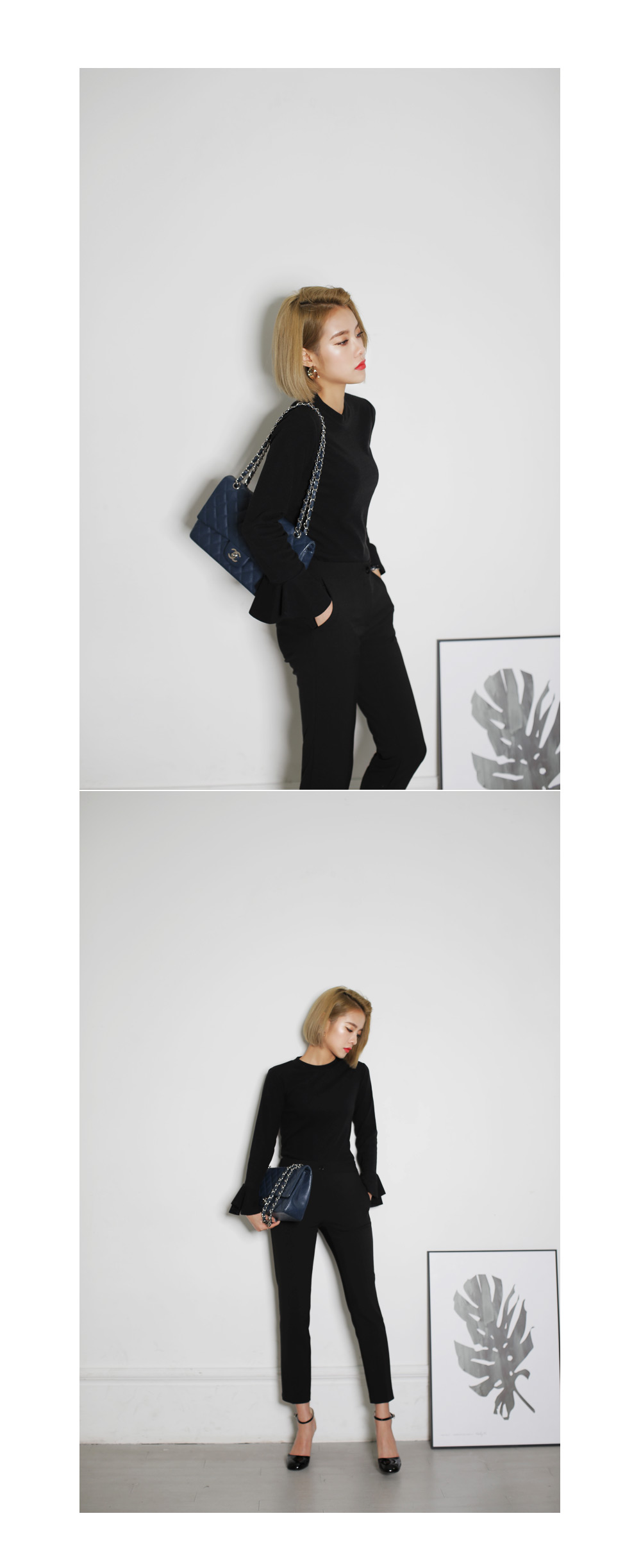 フレアスリーブラウンドネックTシャツ・全4色 | DHOLIC | 詳細画像6