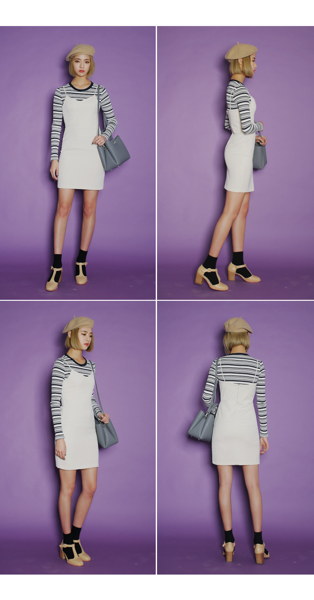 <font color=red><b>**雑誌S cawaii!6月号/ViVi6月号/non-no5月号掲載**</b></font>スリーブレスタイトミニワンピース・全2色 | DHOLIC | 詳細画像6