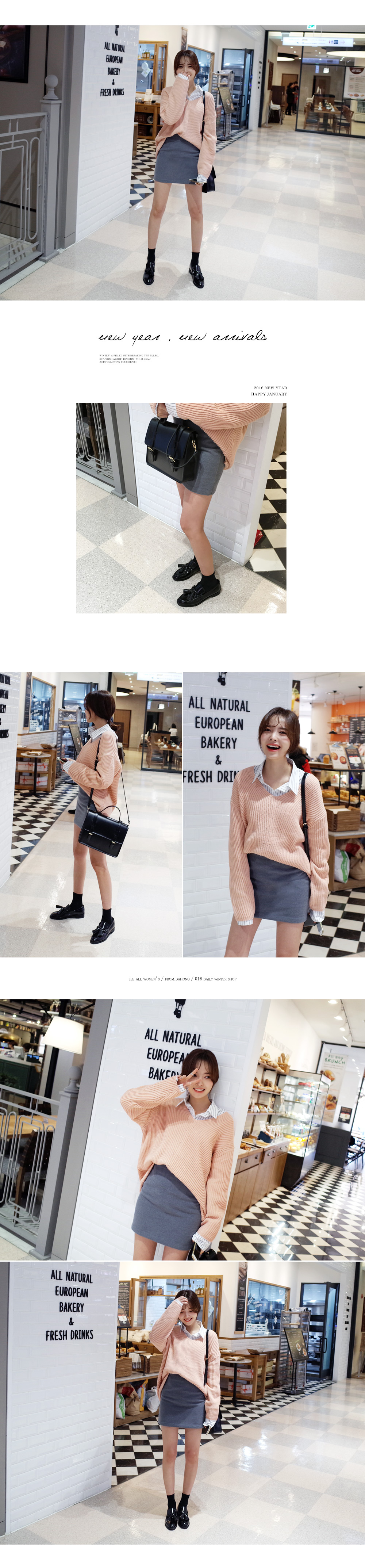 フェイクレザーサッチェルバッグ・全3色 | DHOLIC | 詳細画像2