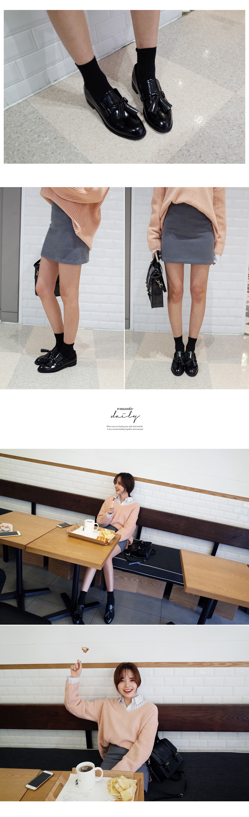 フェイクレザーサッチェルバッグ・全3色 | DHOLIC | 詳細画像4