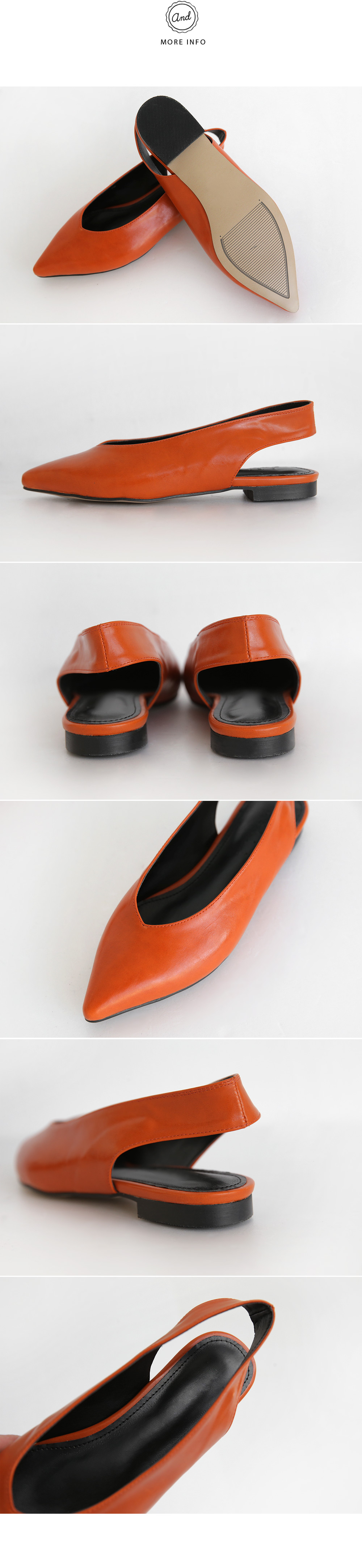 バックストラップポインテッドトゥフラットシューズ・全3色 | DHOLIC | 詳細画像9