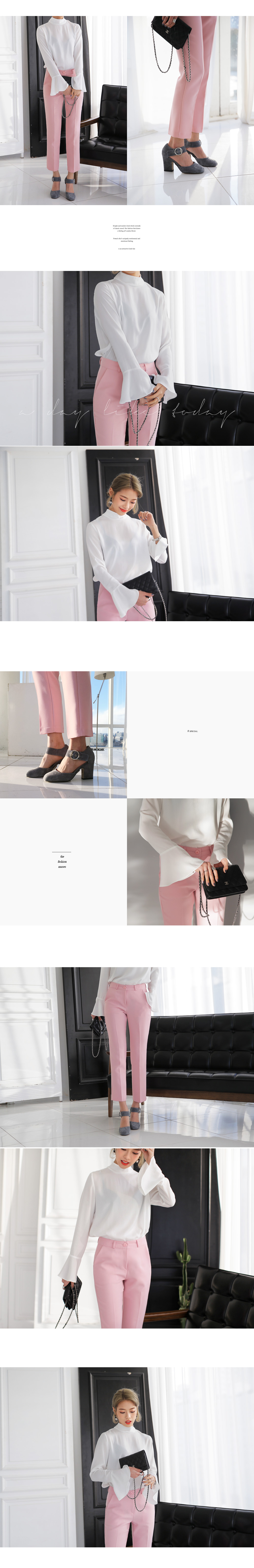 ベルスリーブハイネックブラウス・全3色 | DHOLIC | 詳細画像4