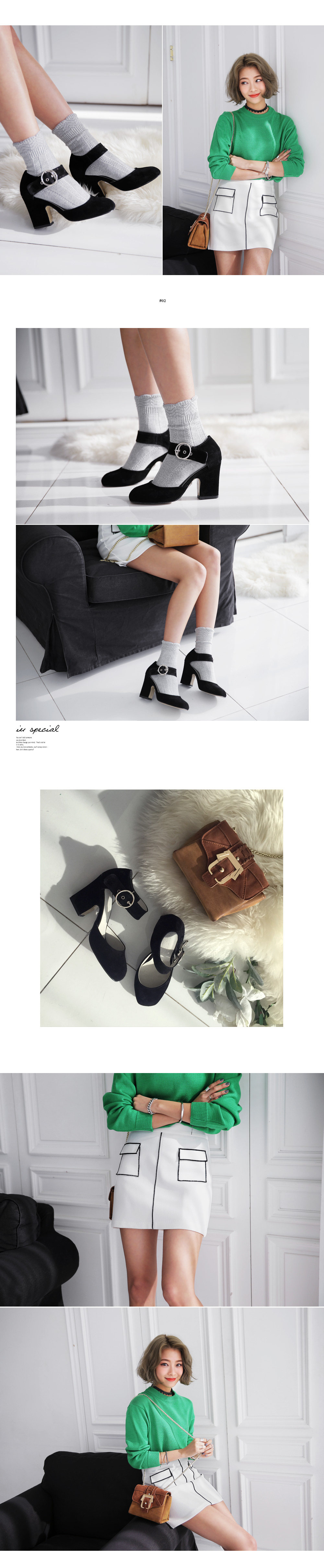 スカラップヘムクルーソックス・全4色 | DHOLIC | 詳細画像6