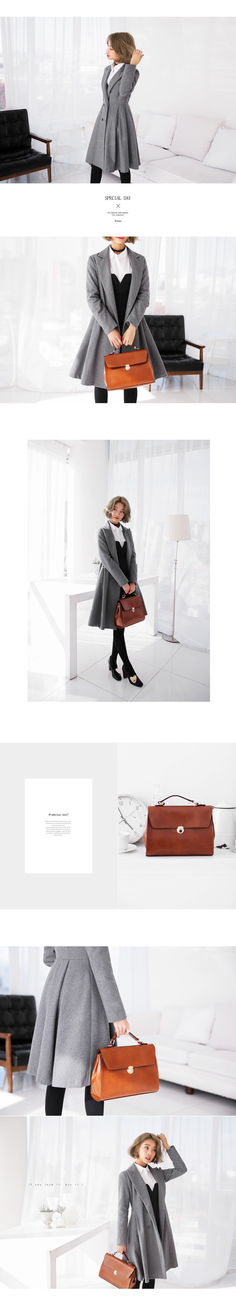 アンティーク調スクエアー2WAYバッグ・全4色 | DHOLIC | 詳細画像3