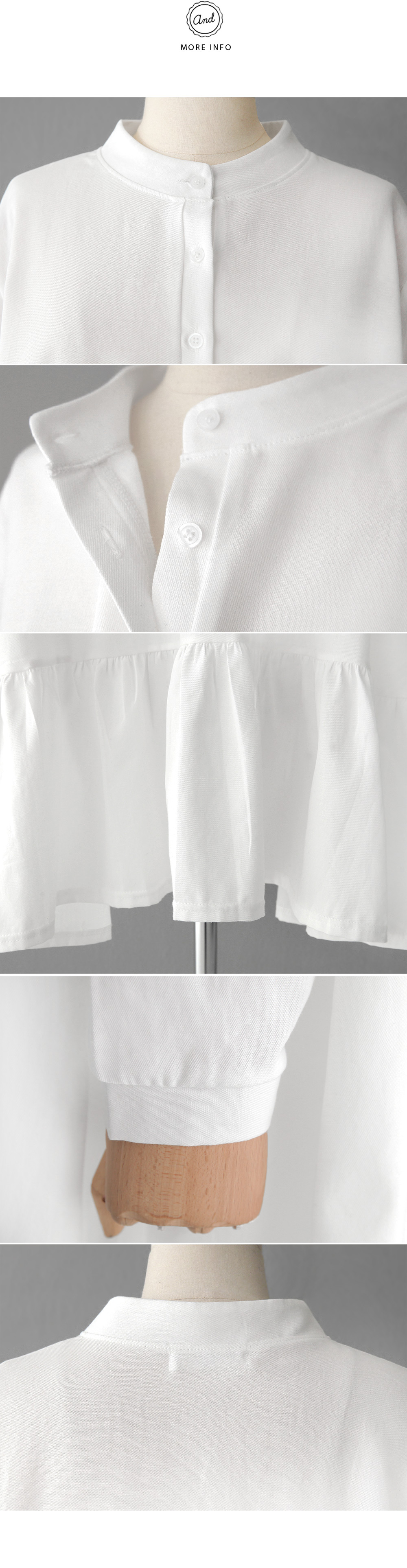 ヘンリーネックフレアヘムワンピース・全2色 | DHOLIC | 詳細画像8