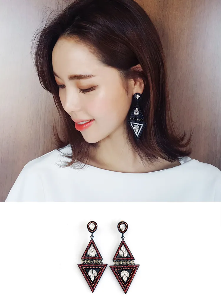 トライアングルエスニックピアス・全2色 | DHOLIC | 詳細画像1