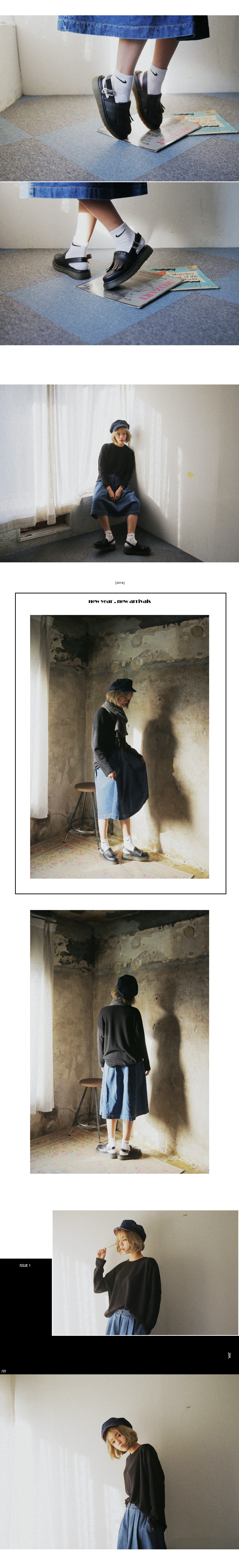 <font color=red><b>**雑誌mer12月号/SＨe11月号掲載**</b></font>エスニックテイストデニムキャスケット・全3色 | DHOLIC | 詳細画像4