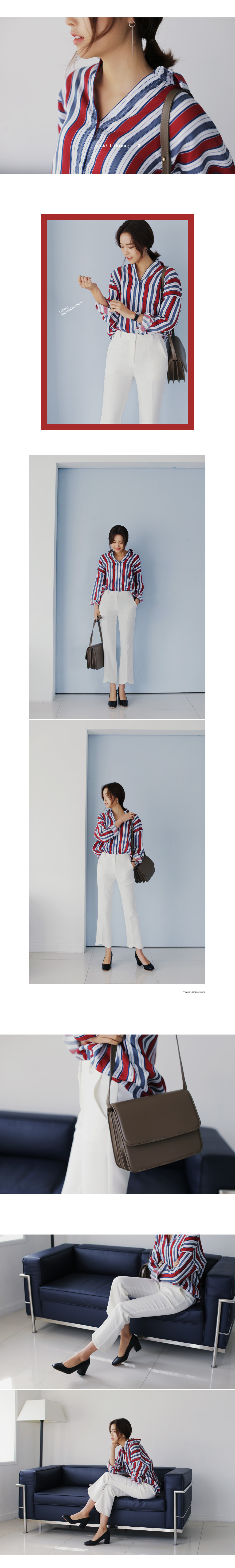 マルチストライプオーバーサイズシャツ・全2色 | DHOLIC | 詳細画像3