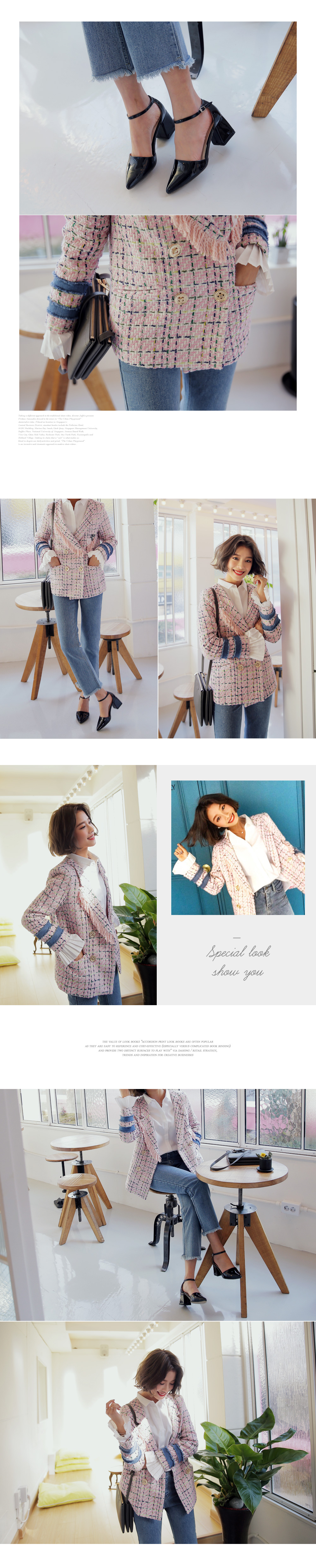 ナローカラープリーツベルスリーブブラウス・全2色 | DHOLIC | 詳細画像5