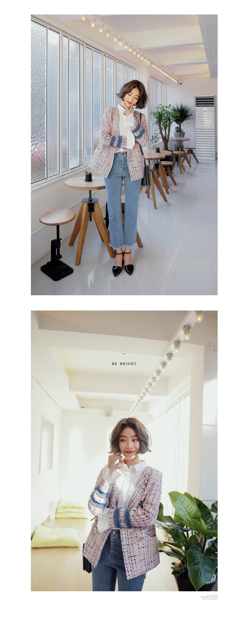 ナローカラープリーツベルスリーブブラウス・全2色 | DHOLIC | 詳細画像6